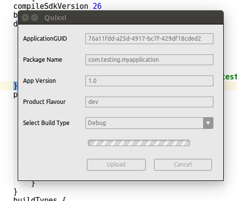 plugin progress upload