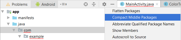 Android Studio setting